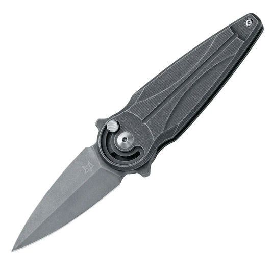 Fox Saturn Aluminium Grey – N690 – Radius Lock – Flipper – Fox Knives Fox Knives