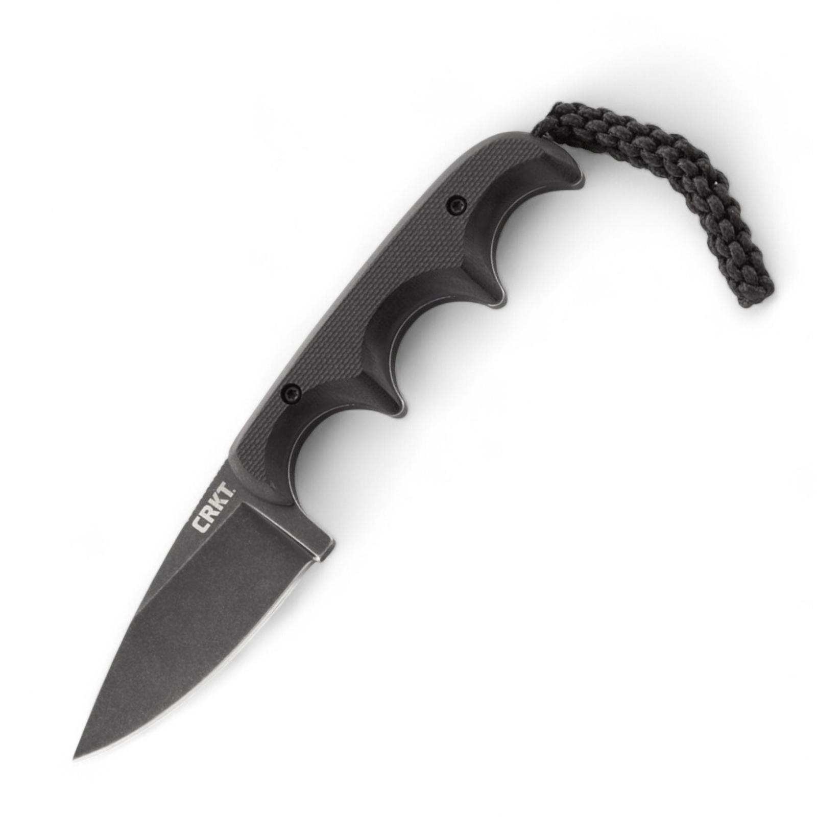 CRKT Minimalist Drop Point Neck Knife 5Cr15MoV G10 Alan Folts Messer 2384K