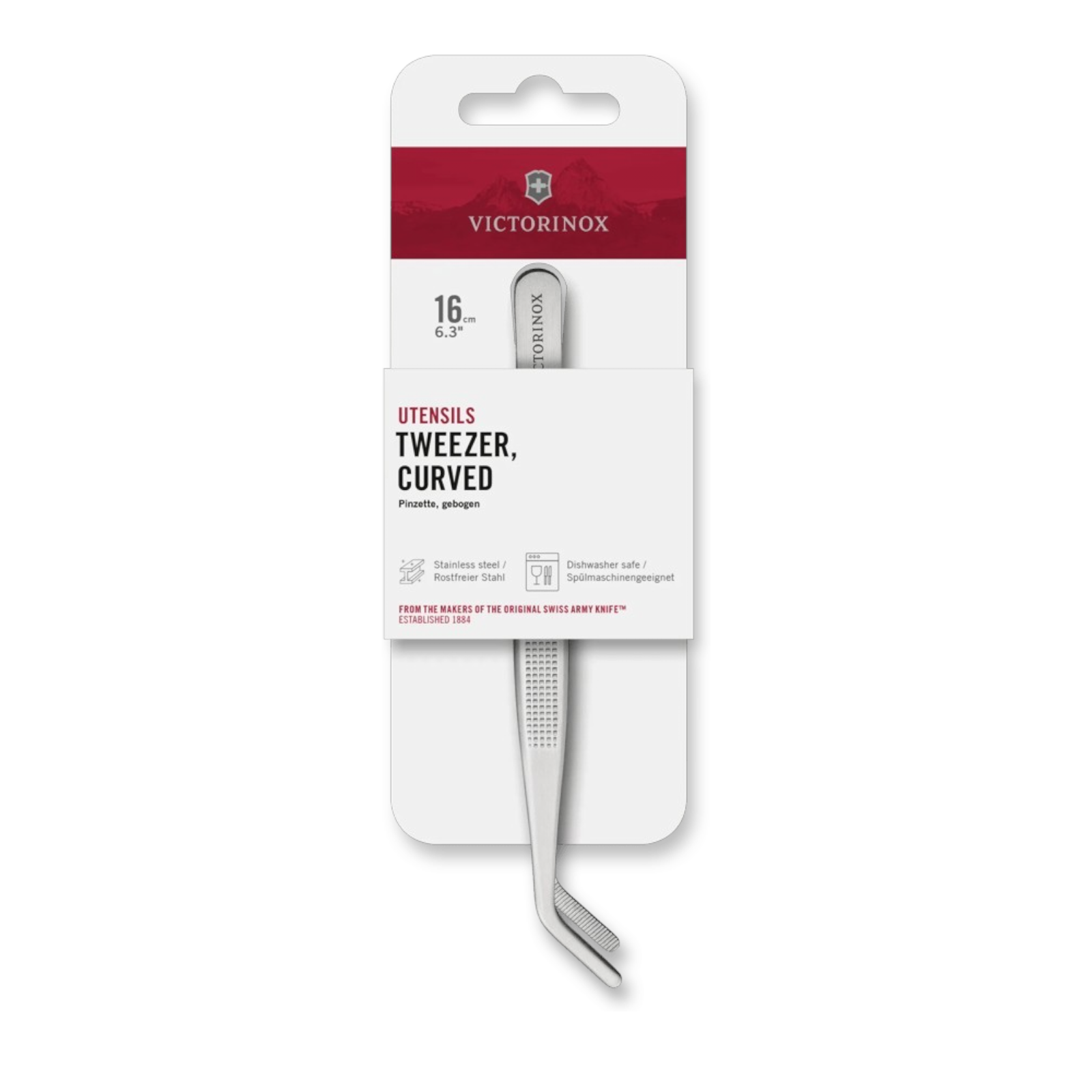 Victorinox Pinzette 16 cm gebogen Edelstahl Küchenpinzette 7.6122 Victorinox
