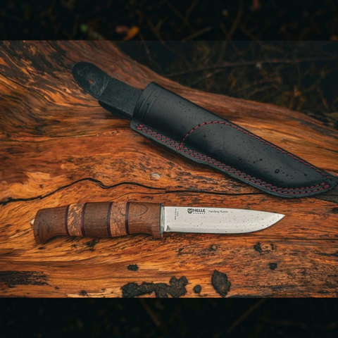 Helle Harding Rubin 2026 Limited Edition Messer H3LS Holz Sammlermesser aus Norwegen