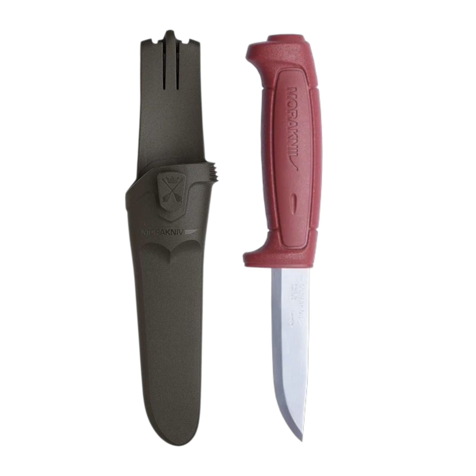Morakniv Basic 511 (C) Arbeitsmesser – Carbonstahl 2 mm Klinge mit Scandi-Schliff | Made in Sweden