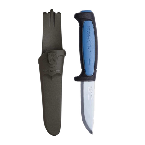 Morakniv Pro (S) Arbeitsmesser – 12C27 Edelstahl mit 2 mm Klinge & rutschfestem Griff