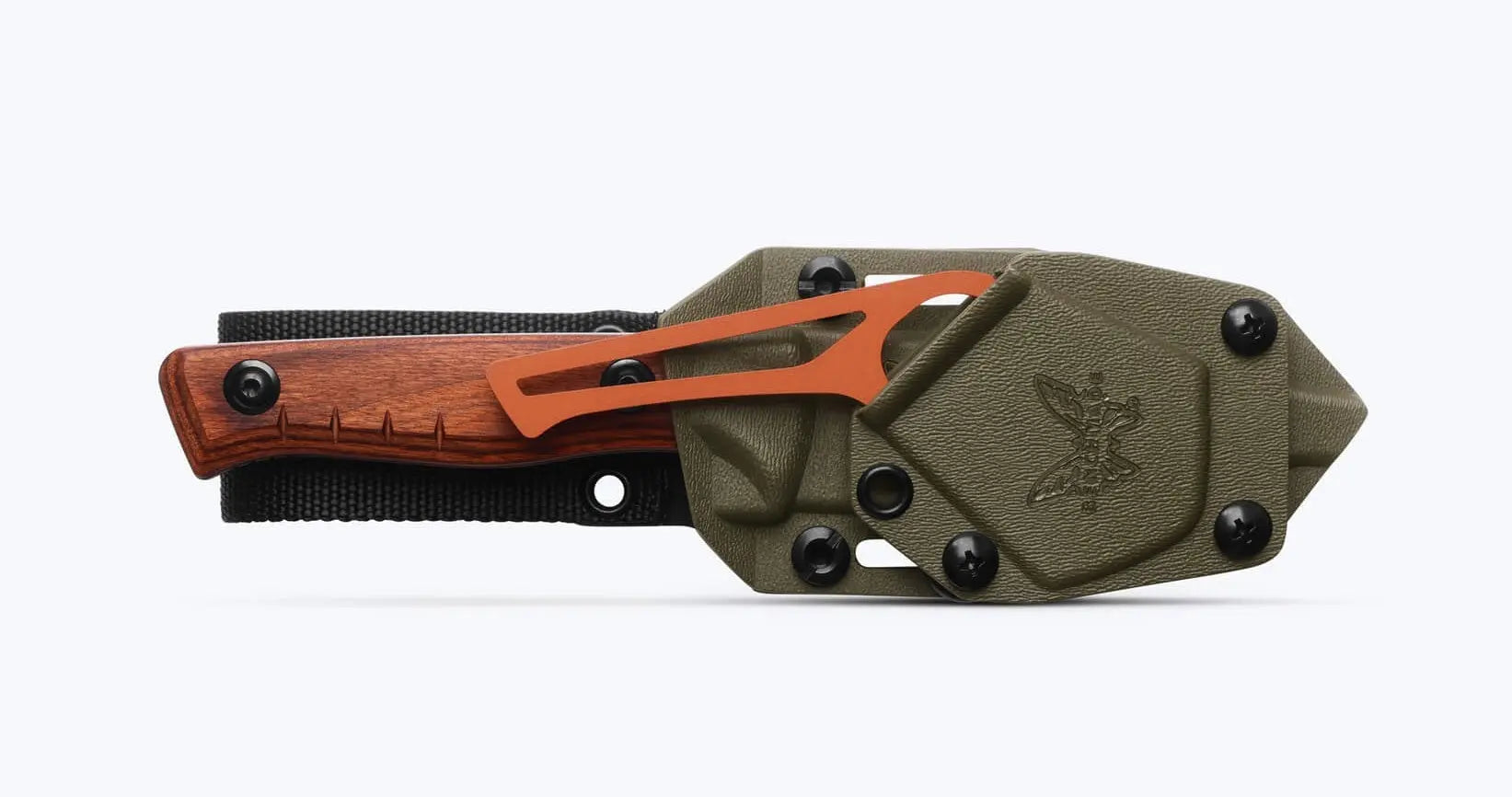 Benchmade 15650-COM SlipRidge Fixed Wood mit Gut Hook