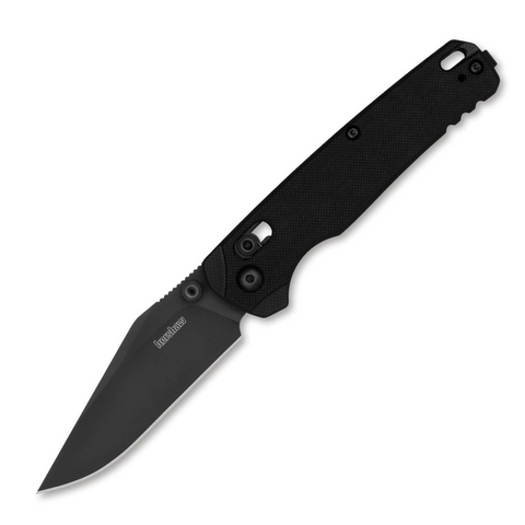 Kershaw Bel Air Clippoint MagnaCut All Black – Premium EDC Taschenmesser mit G10 & DuraLock | Made in USA Kershaw