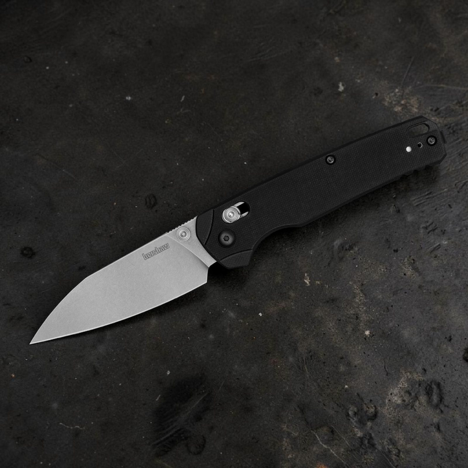 Kershaw Bel Air XL MagnaCut – Premium Taschenmesser mit Wharncliffe-Klinge, DuraLock & G10 | Made in USA Kershaw