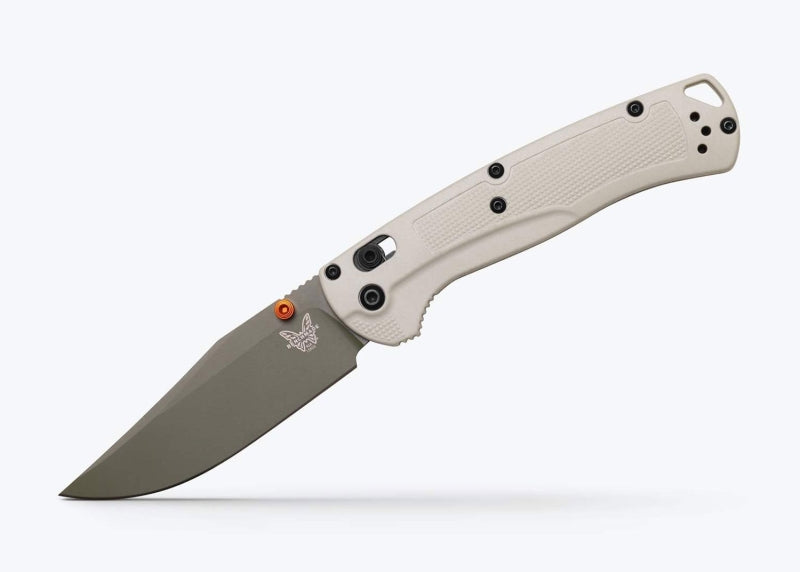 Benchmade 15536GN-01 Taggedout – Tan Grivory, Elmax, AXIS Lock, SelectEdge®