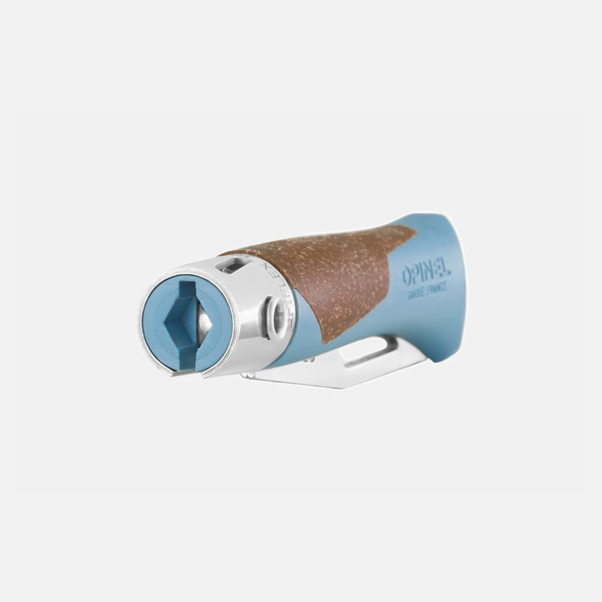 Opinel néo7 Alpine Gletscherblau – Taschenmesser für den Bergsport