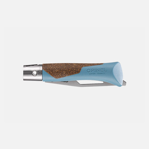 Opinel néo7 Alpine Gletscherblau – Taschenmesser für den Bergsport