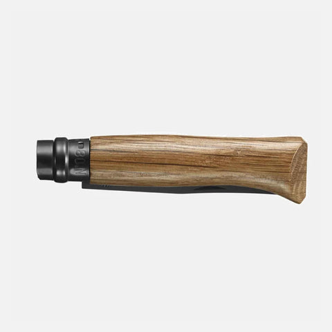 Opinel N°08 Eiche Black – Edles Taschenmesser mit schwarzer PVD-Klinge & Griff aus französischer Eiche