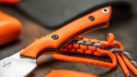 Böker Plus M.U.K. Orange – kompaktes Nessmuk-Fixed-Blade für Jagd & Outdoor Böker Plus