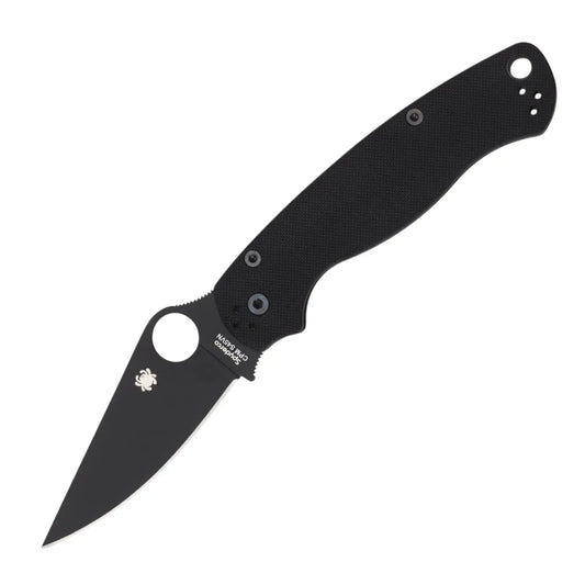 Spyderco Para-Military 2 Black – EDC-Taschenmesser mit CPM-S-45VN & Compression Lock Spyderco