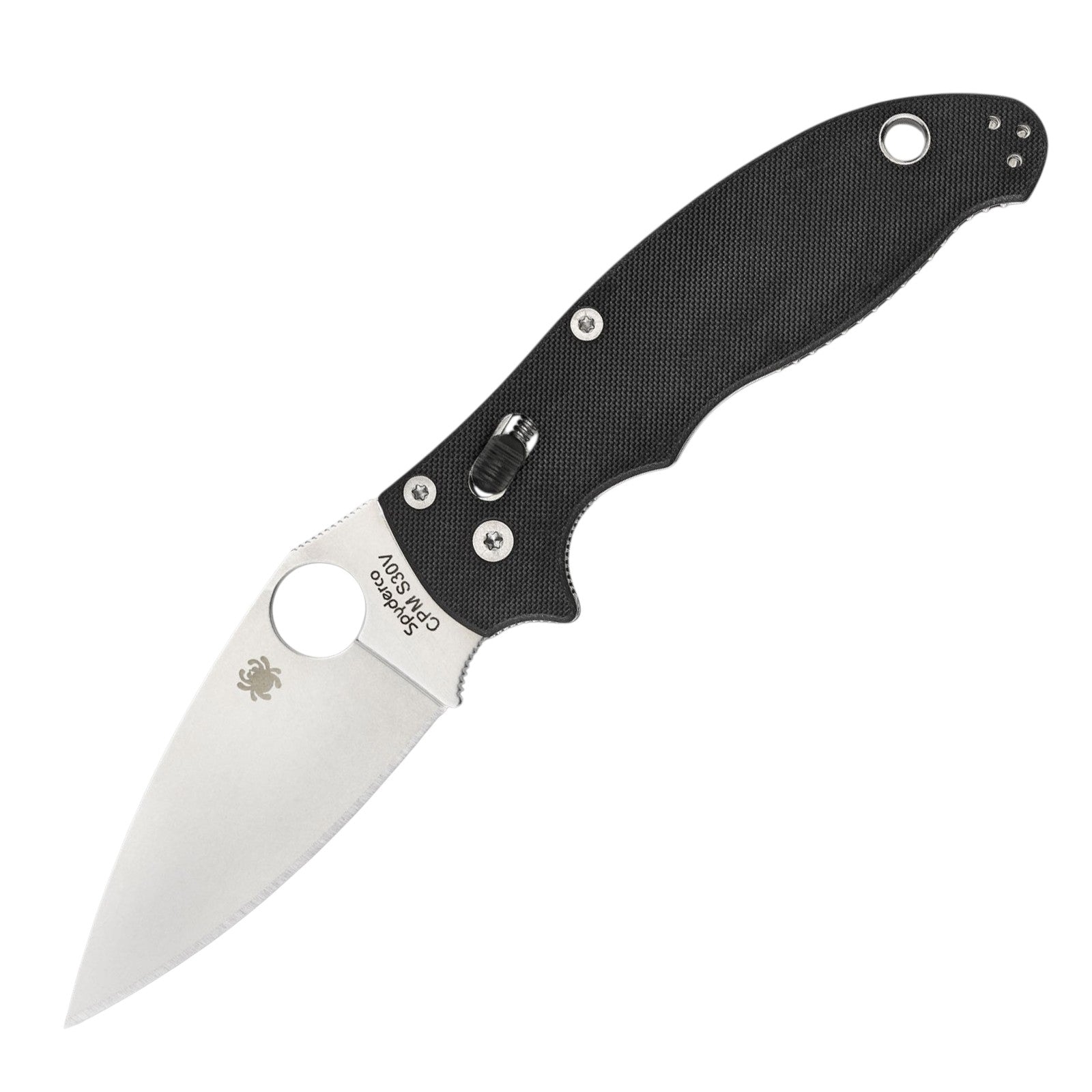 Spyderco Manix 2 G10 – Taschenmesser mit CPM-S-30V & Ball Bearing Lock, Made in USA