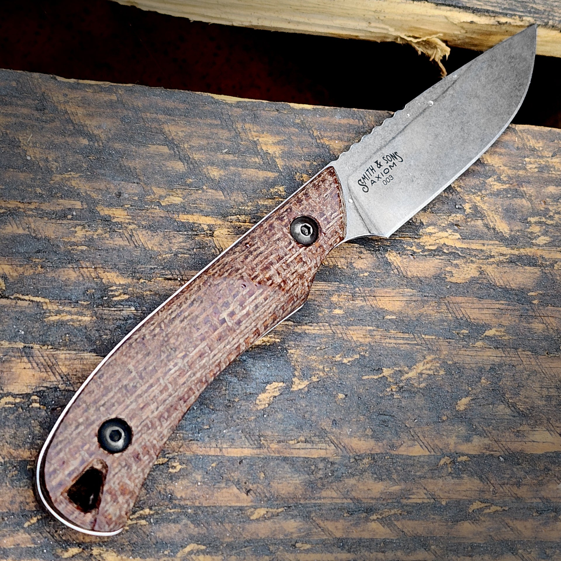 White River Axiom – CPM MagnaCut Fixed Blade Messer inkl. Kydexscheide (USA)