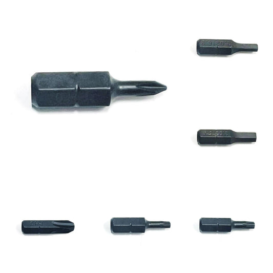 Victorinox Bits für das SwissTool – Übersicht mit Hex-, Phillips- und Torx-Einsätzen