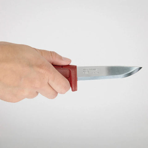Morakniv Basic 511 (C) Arbeitsmesser – Carbonstahl 2 mm Klinge mit Scandi-Schliff | Made in Sweden