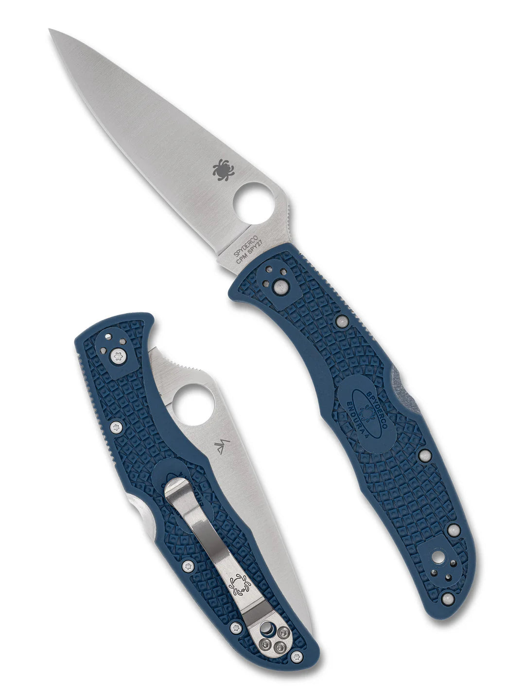 Spyderco C10PCBL Endura 4 SPY27 Cobalt Blue FRN Klappmesser