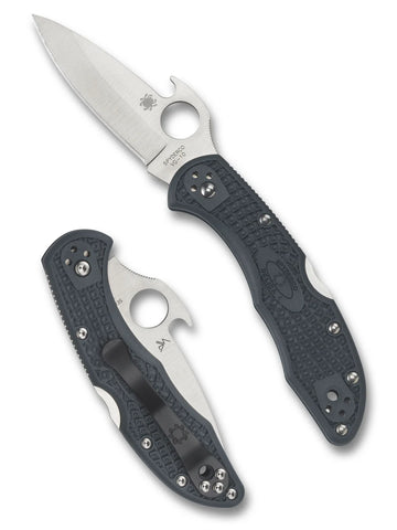 Spyderco C11PGYW Delica 4 Emerson Opener – VG-10 Klappmesser FRN