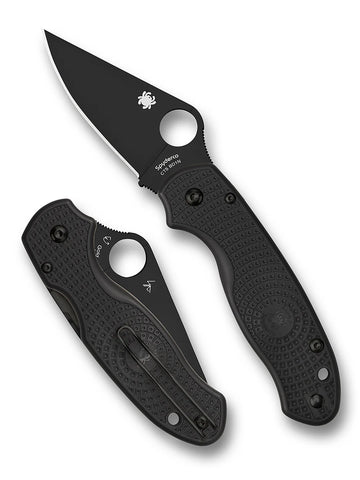 Spyderco C223PBBK Para 3 Lightweight – CTS BD1N, Black FRN, Black Blade