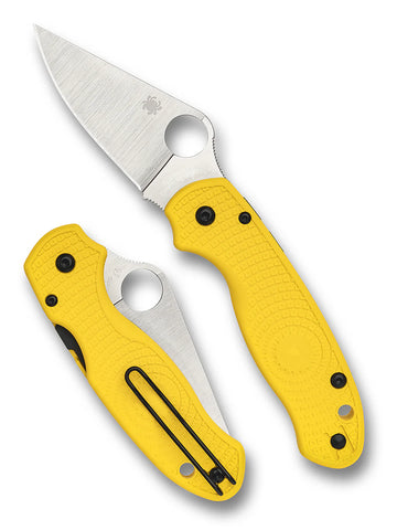 Spyderco C223PYL Para 3 – MagnaCut Stahl, Yellow FRN, Salt Series, USA