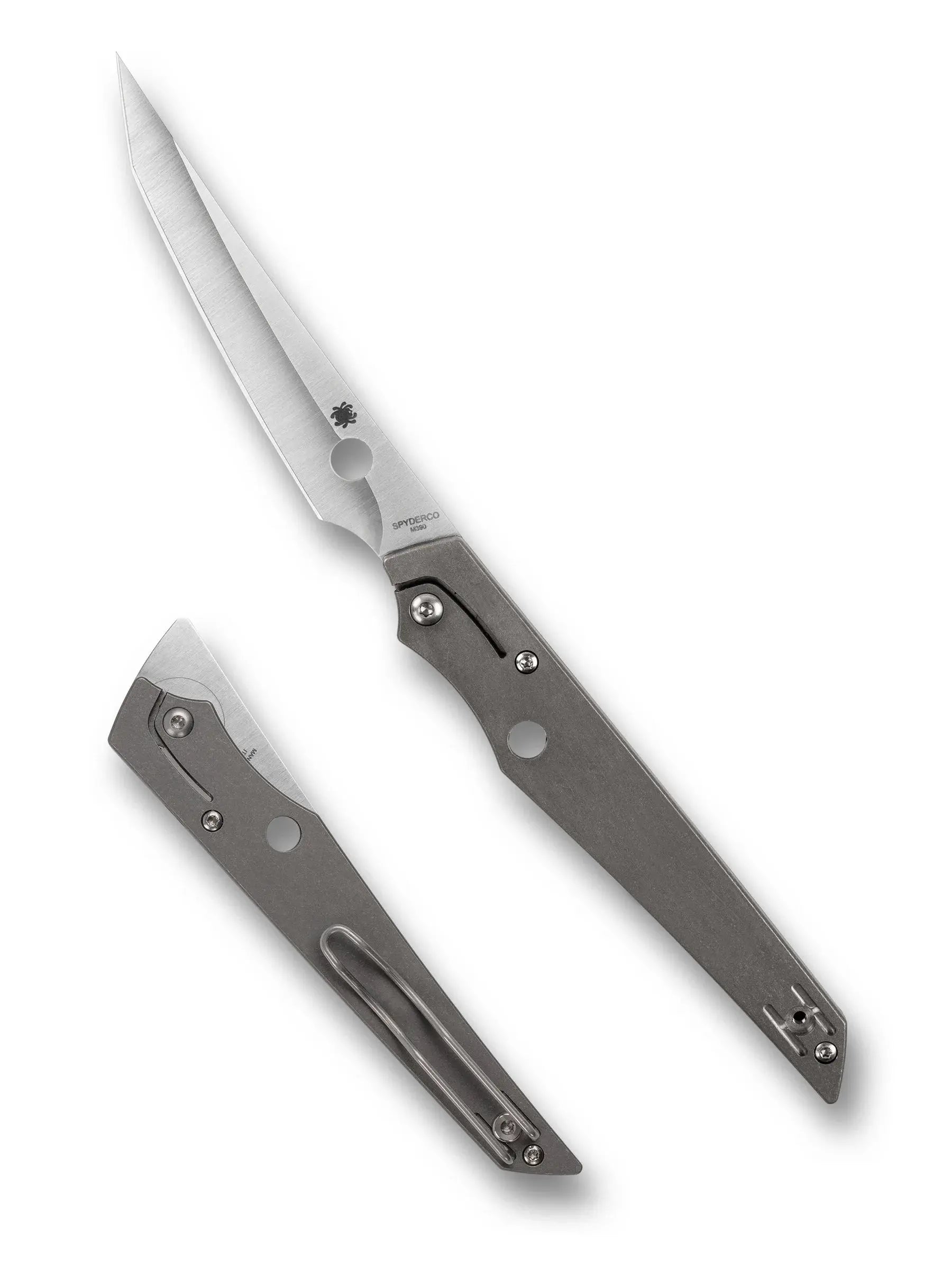 Spyderco COBOL Titan Slipjoint M390 Klinge Ball Joint Mechanism 42a konform