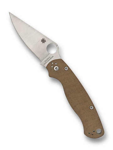 Spyderco C81MPCW2 Para Military 2 – CPM CruWear, Canvas Micarta, USA