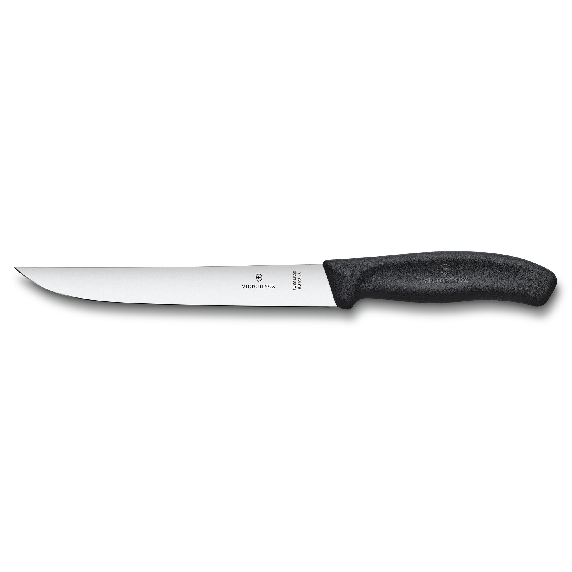 Victorinox Swiss Classic, Tranchiermesser, 18cm, gerade, schwarz, 6.8103.18B