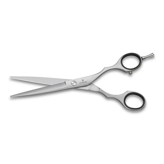 Victorinox Friseurschere 8.1008.17 – Schrägansicht der geöffneten Schere