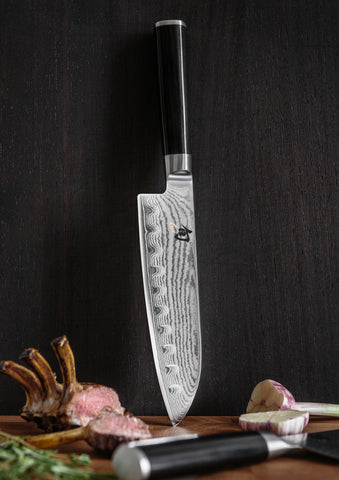 KAI Shun DM-0718 Santoku 18 cm – Damaszenerstahl, VG-MAX Kern, Kullenschliff