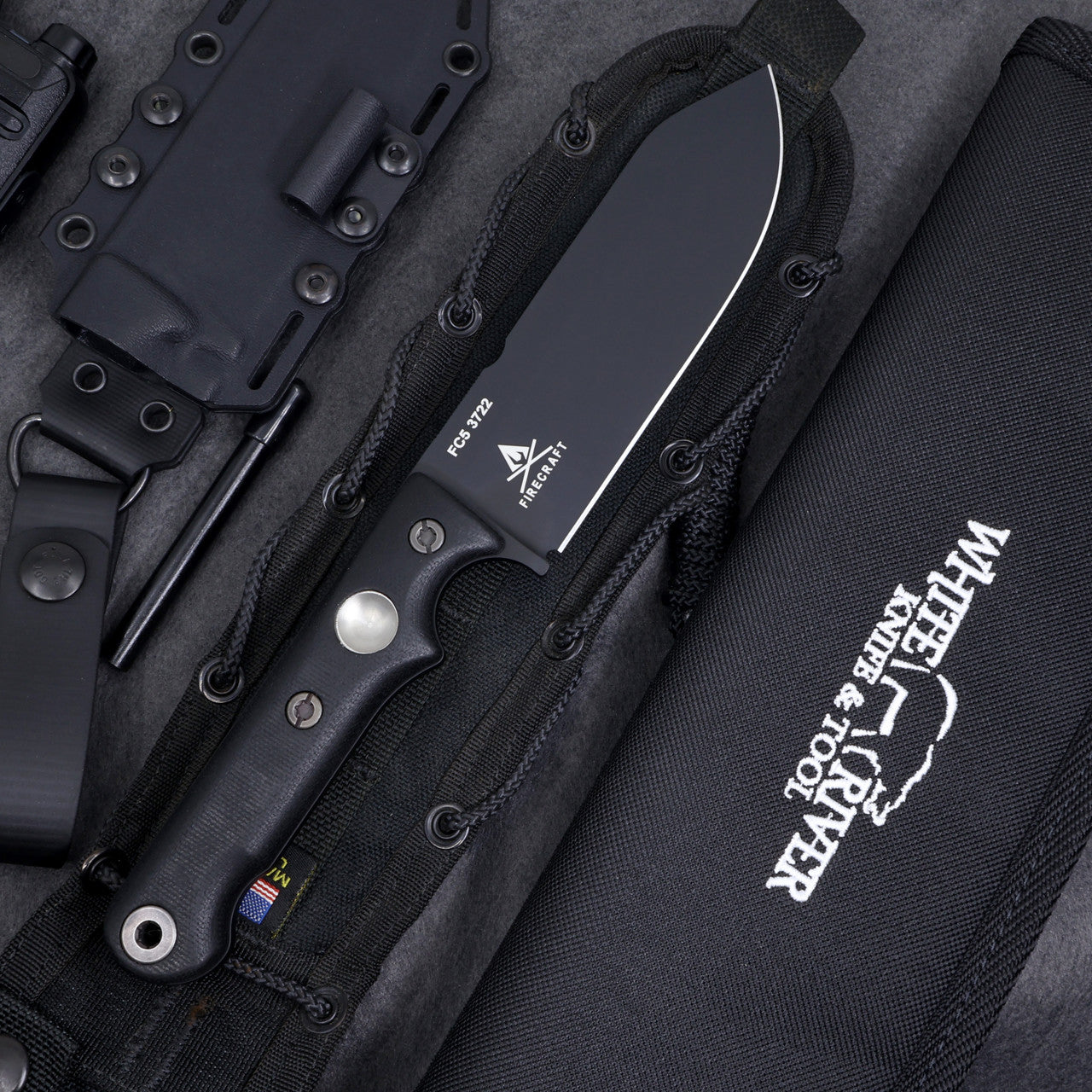 White River FC5 Blackout Micarta – Feststehendes Messer CPM-S35VN · Black Cerakote · Custom Shop Version 2026