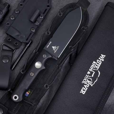 White River FC5 Blackout Micarta – Feststehendes Messer CPM-S35VN · Black Cerakote · Custom Shop Version 2026