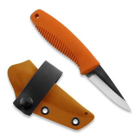 Peltonen Pikkusissi M23 Orange – Neck Knife mit Kydexscheide
