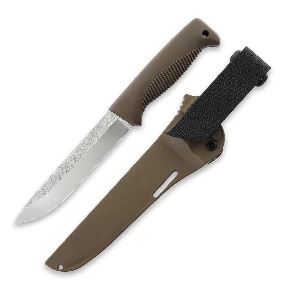 Peltonen M95 Ranger Puukko N690 Coyote – Survivalmesser mit Kompositscheide
