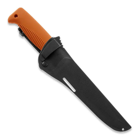 Peltonen M95 Ranger Puukko N690 Orange – Survivalmesser mit schwarzer Kompositscheide