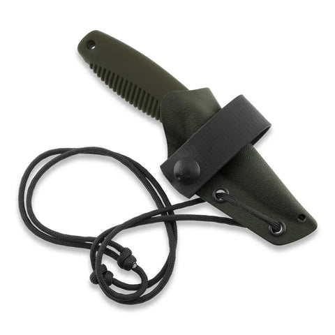 Peltonen M23 Ranger Cub N690 Grün – rostfreies Neck Knife mit Kydexscheide