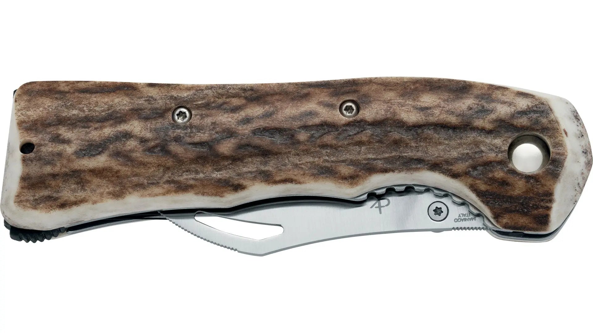 Fox Knives Spora FX-409 CE Hirschhorn 12C27 Linerlock Taschenmesser Made in Italy Fox Knives