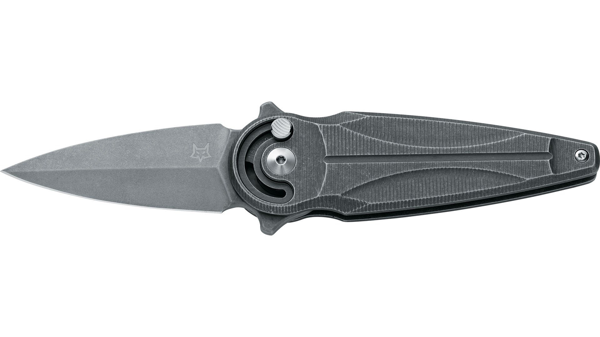 Fox Saturn Aluminium Grey – N690 – Radius Lock – Flipper – Fox Knives