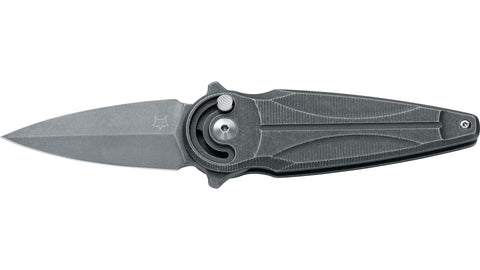 Fox Saturn Aluminium Grey – N690 – Radius Lock – Flipper – Fox Knives