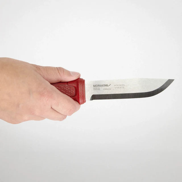 Morakniv Garberg (S) Dala Red – Full-Tang Bushcraft Messer mit 14C28N Stahl & Firesteel-Rücken
