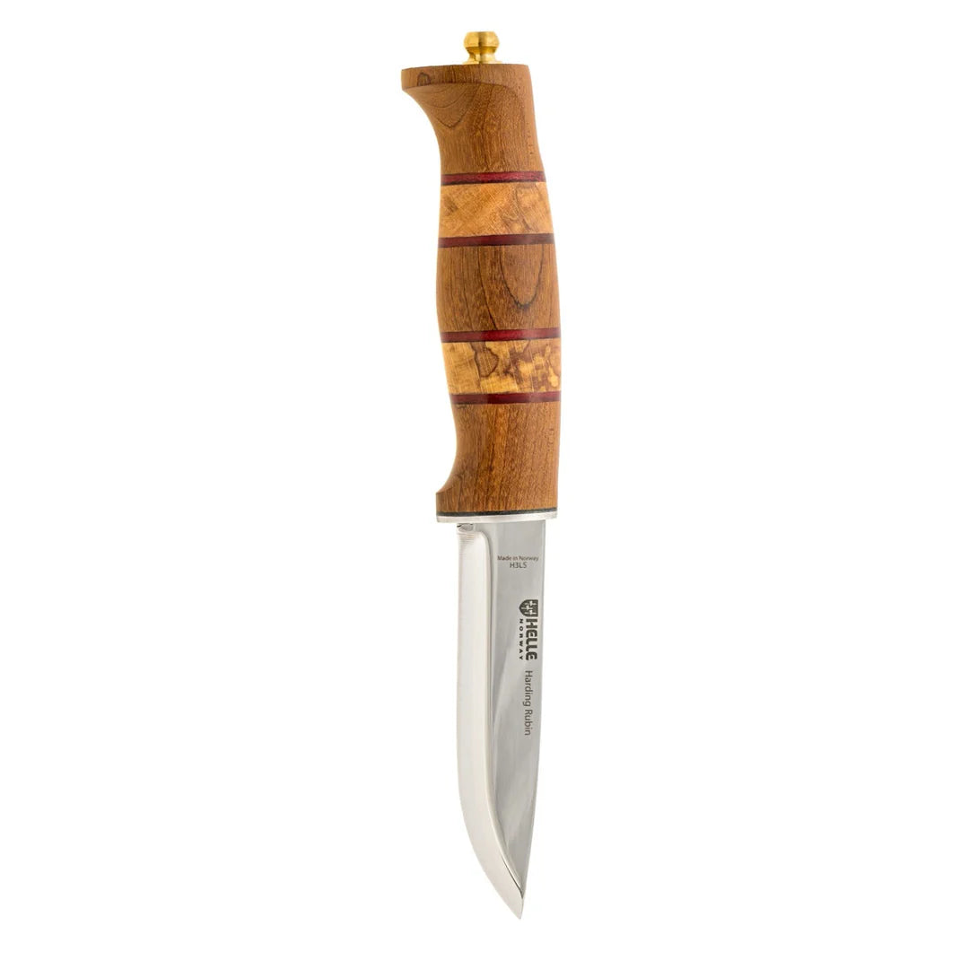 Helle Harding Rubin 2026 Limited Edition Messer H3LS Holz Sammlermesser aus Norwegen