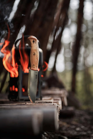 Helle Nordlys Messer 14C28N Scandi Outdoor Bushcraft Jagdmesser