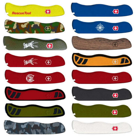 Victorinox Schale 111 mm – Collage mit mehreren Ersatzschalen im Überblick