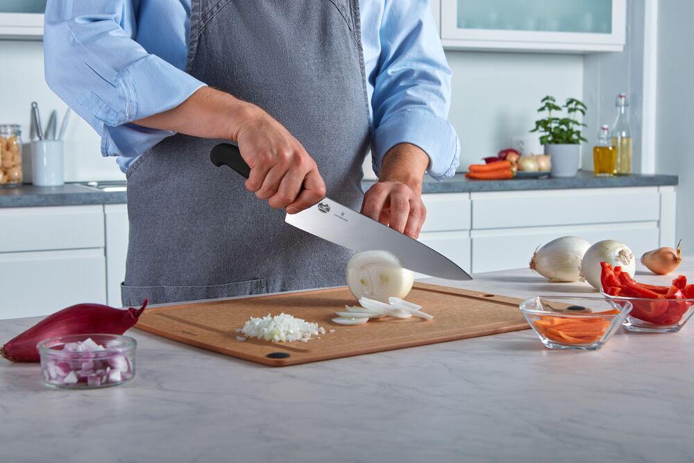 Victorinox Fibrox Kochmesser 25 cm – Profi-Kochmesser für präzise Schnitte