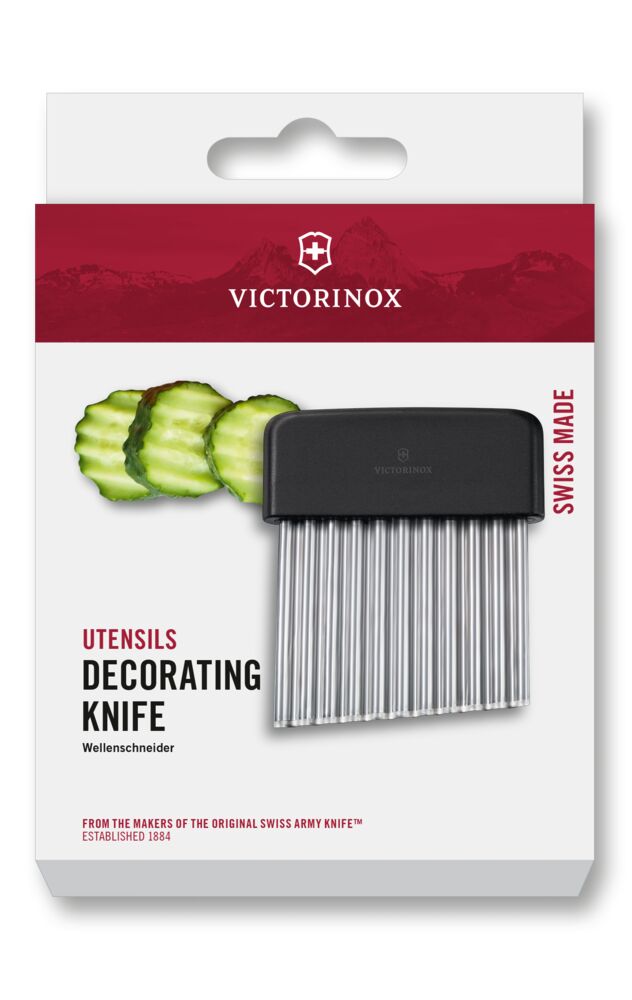 Victorinox Wellenschneider schwarz Wellenmesser Gemüseschneider 7.6092.3 Victorinox