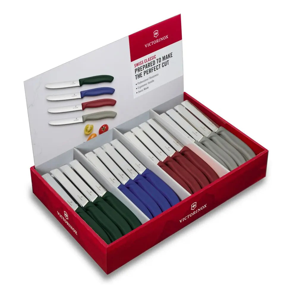 Victorinox Swiss Classic Tomatenmesser Herbstedition 2026 – Tafelmesser Wellenschliff 11 cm
