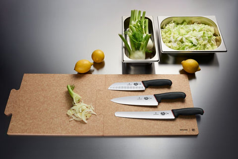 Victorinox Dual Grip Brot- & Konditormesser 26 cm – Wellenschliff mit rutschfestem Griff schwarz/rot Victorinox