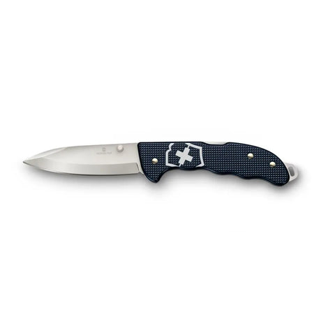 Victorinox Evoke Alox 0.9411.D22 – Rückansicht der dunkelblauen Schalen