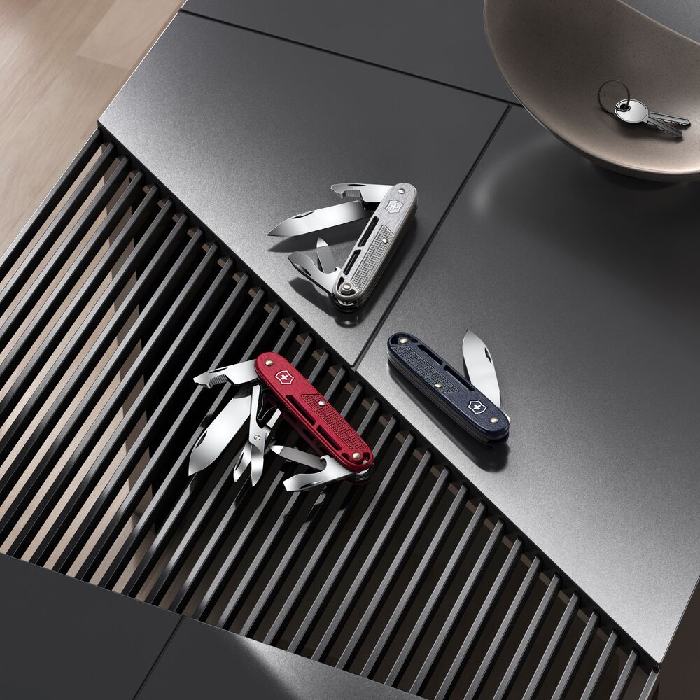 Victorinox Onefold Alox 93mm – Rot, Dunkelblau oder Silber – Kompaktes Taschenmesser