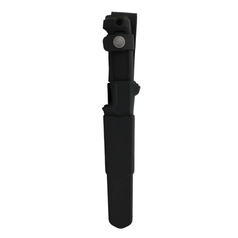 Morakniv Mörkret Black Blade (C) – Full-Tang Survivalmesser mit 100Cr6-Carbonstahl und DLC, 15,3 cm Klinge