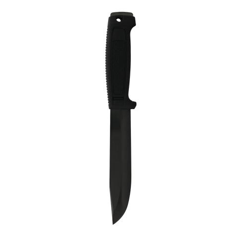 Morakniv Mörkret Black Blade (C) – Full-Tang Survivalmesser mit 100Cr6-Carbonstahl und DLC, 15,3 cm Klinge