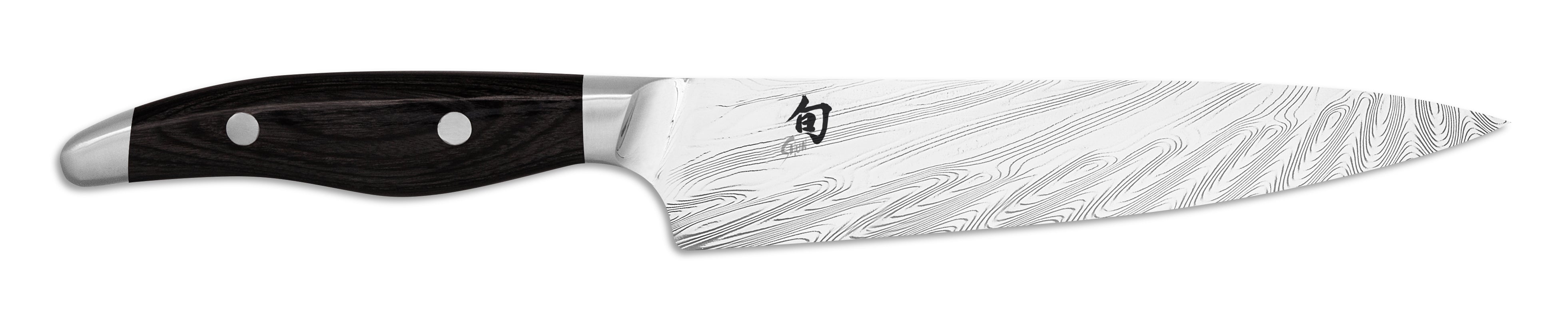 KAI Shun Nagare Black Allzweckmesser 15 cm – NDC-0701S | Premium Dual-Core Damastmesser